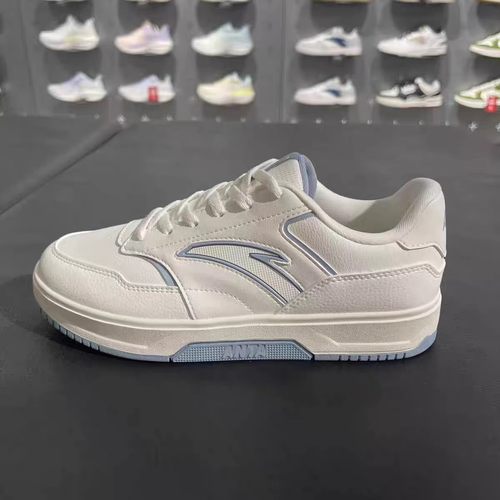 安踏板鞋女百川经典低帮秋季新款1百搭时尚运动休闲鞋子122548013