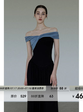 UNSPOKEN针织法式高级感连衣裙