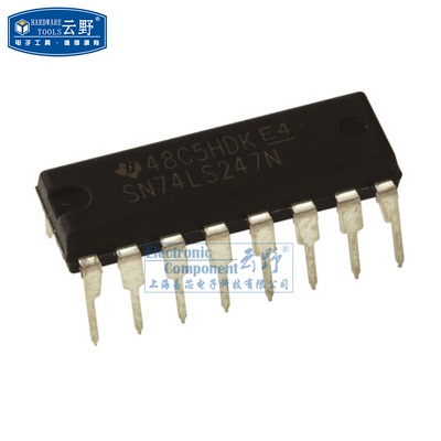 高科美芯云野IC集成电路SN74LS247N DIP16直插编码器复用器(一个)