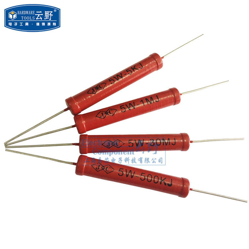 高科美芯云野玻璃釉大红袍电阻RI80-8W 300K/2M/50M/150M/1G 25KV