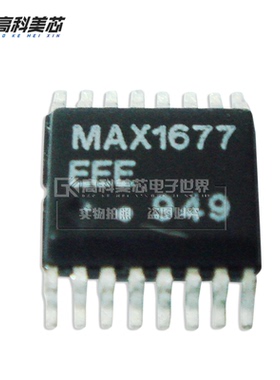 高科美芯 IC集成电路 MAX1677EEE SSOP16贴片 开关控制器（一个）