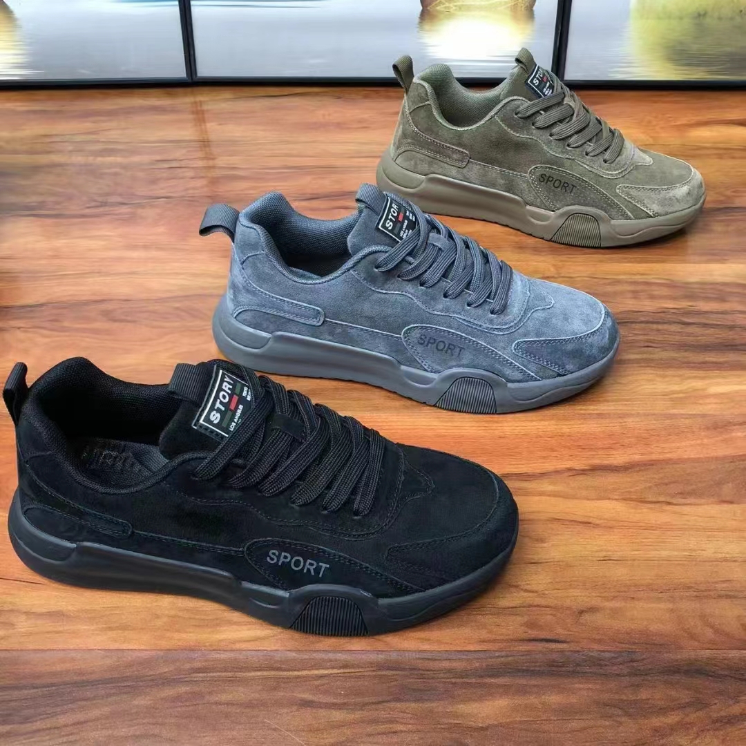 四季透气防滑耐磨保暖系带休闲鞋