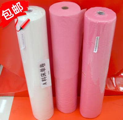 包邮厂家促销 美容院 一次性床单卷床罩 加厚30克一卷/箱80*180cm