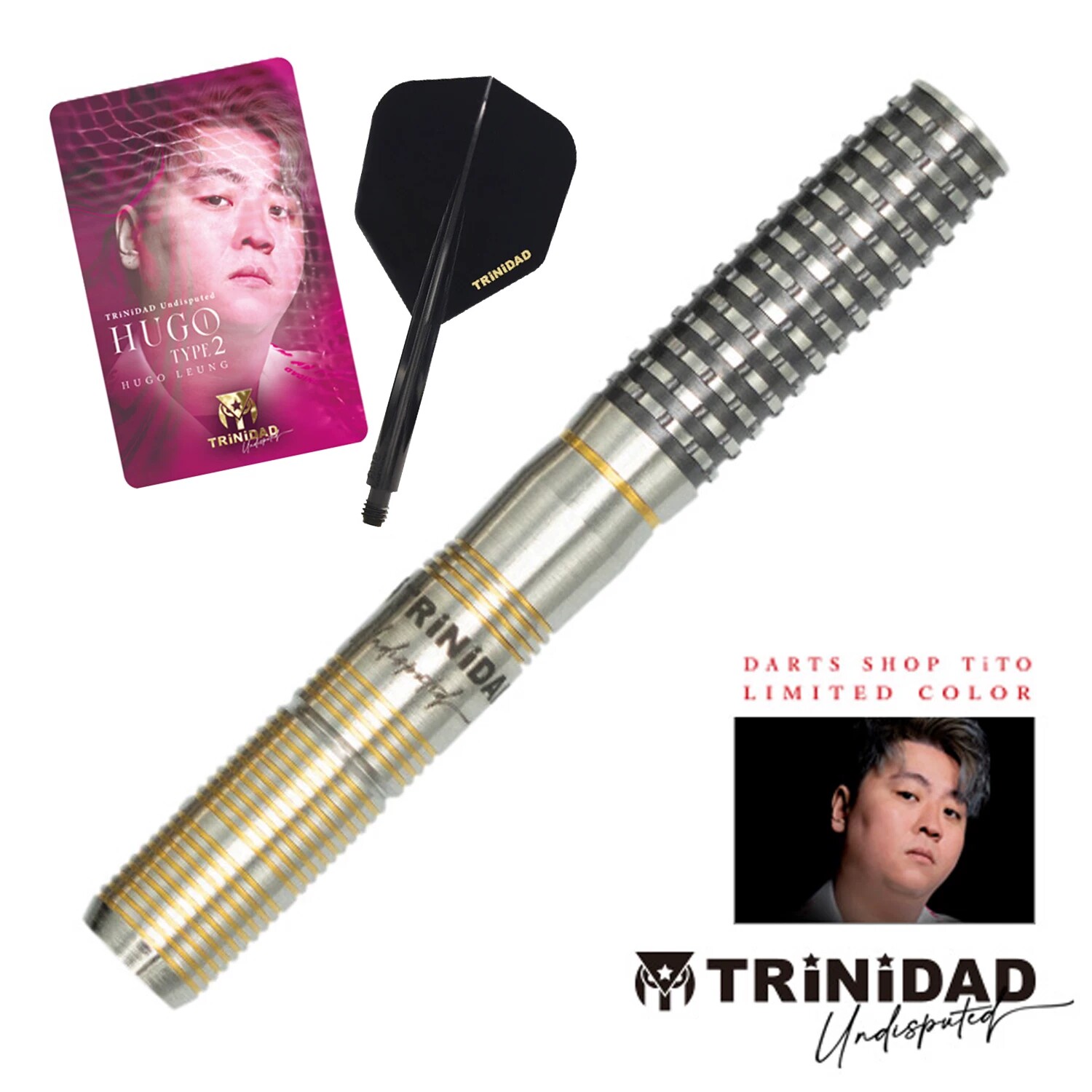 TRiNiDAD HUGO2梁文洛二代限量款飞镖配一体飞镖翼联网对战凤凰卡