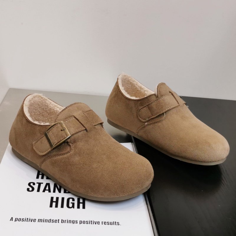 加绒勃肯鞋秋冬保暖棉鞋复古单鞋