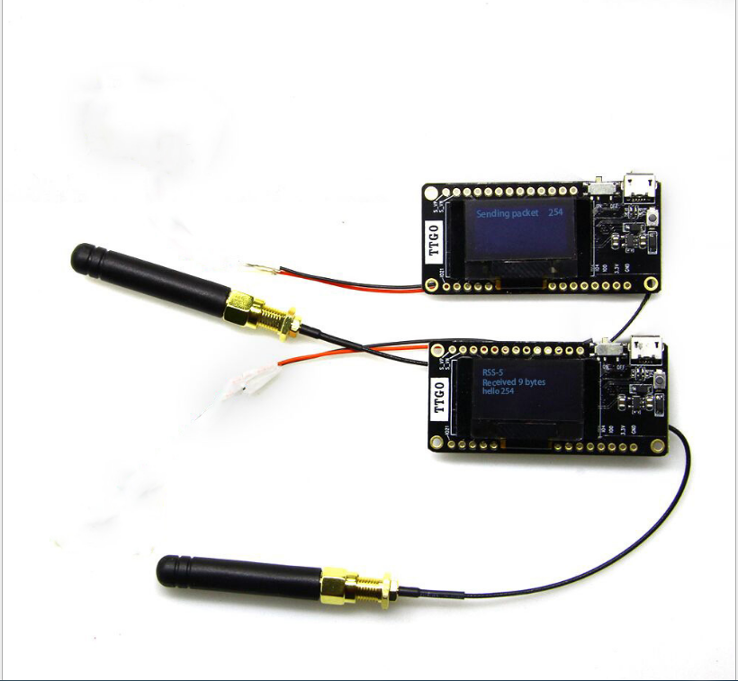 TTGO LORA32 V2.0 915Mhz ESP32 0.96OLED SD 蓝牙 wifi电子模块