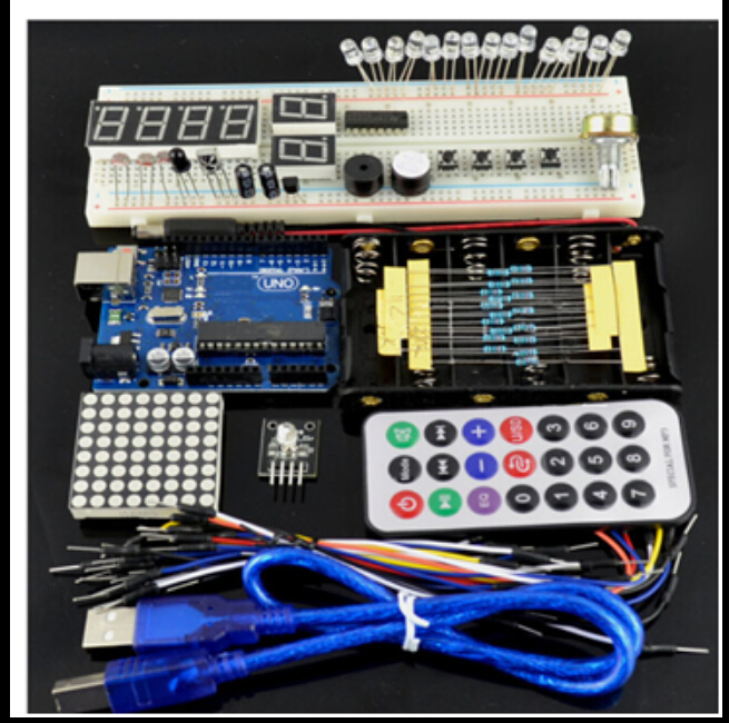 Latest for UNO R3 Starter base board Starter Kit 28 kinds