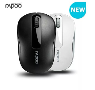 笔记本电脑无线鼠标 雷柏m10无线鼠标2.4g无光省电可爱女生台式