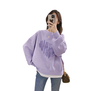 超火cec卫衣女韩版闺蜜装长袖hiphop潮牌ins秋冬加绒大码宽松上衣