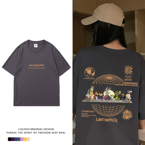 宽松显瘦港味大码短袖mm