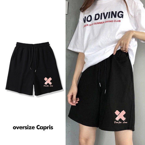 阔腿短裤女夏季休闲街头风ins潮