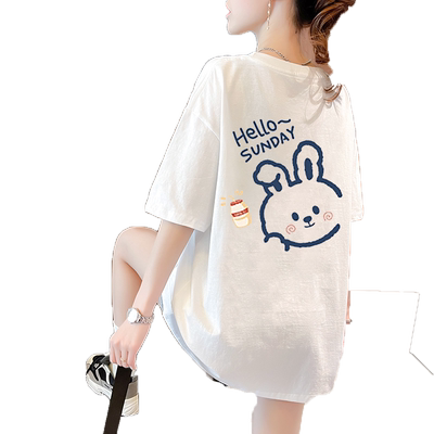 韩风chic大码纯棉t恤短袖女