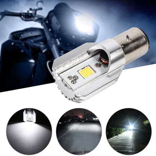 摩托车BA20D H6 COB大功率 摩托车大灯 M2S H6 前照灯 H4 LED大灯