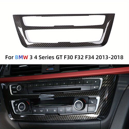 适用于BMW 3 4系GT F30 F32 F34 2013-2018配件的汽车CD面板装饰