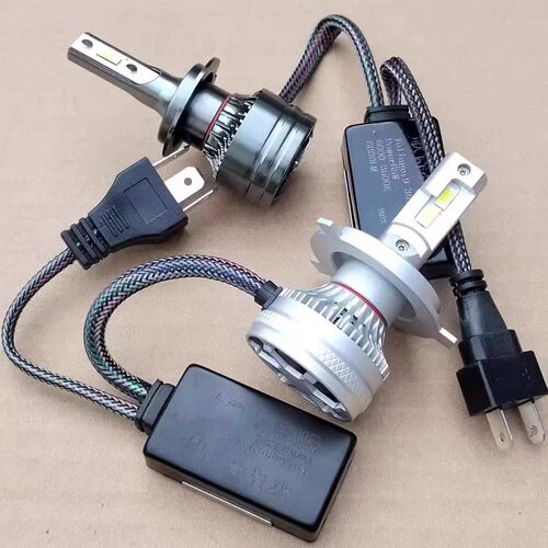 H1H7H4汽车LED灯泡大灯灯芯改装超亮远近光9005 9012强白光12v24v