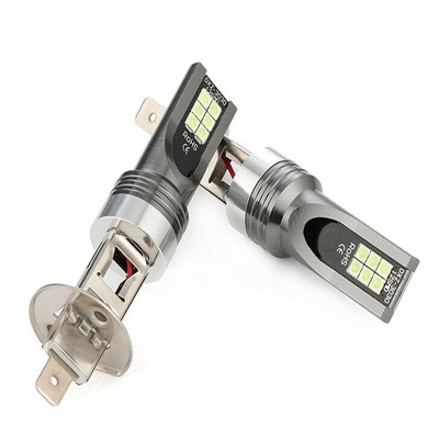 直销 H1 3030 12SMD 24W LED雾灯 汽车前照灯 DC12-24V 8000K