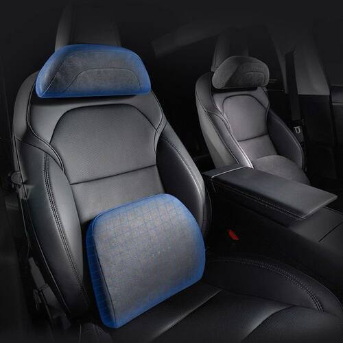 特斯拉头枕腰靠组合Model Y/3/YL焕新版靠枕头垫护颈车载专用配件
