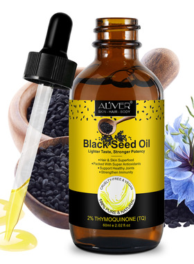 高含量TQ土耳其黑籽油60ml食用冷榨 黑种草油 强免疫护发护肤调理