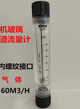 LZT管道流量计 水  空气流量计1-7LPM 纯水机小口径转子DN15