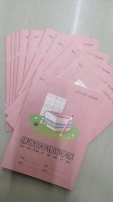 嘉定区小学生1-2年级拼音田字格写字簿（10本）一组