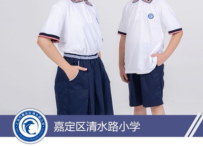 嘉定清水路小学男女夏装T恤套装校服（定制款不退不换诸君慎购）