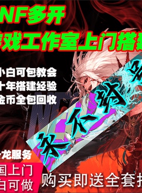 地下城与勇士多开搬砖电脑主机游戏工作室项目工作室搭建安装dnf