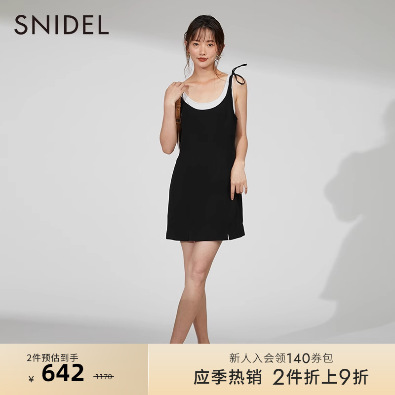 秋冬背带小香风SNIDEL