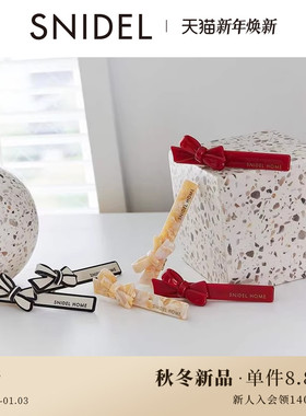 SNIDEL HOME2025秋冬新品甜美蝴蝶结鸭嘴夹碎发夹发饰SHGG254233