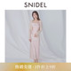 SWNO255089 缎面连衣裙套装 SNIDEL2025秋冬新品 羊毛蕾丝领针织开衫