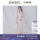 SWNO255089 缎面连衣裙套装 SNIDEL2025秋冬新品 羊毛蕾丝领针织开衫