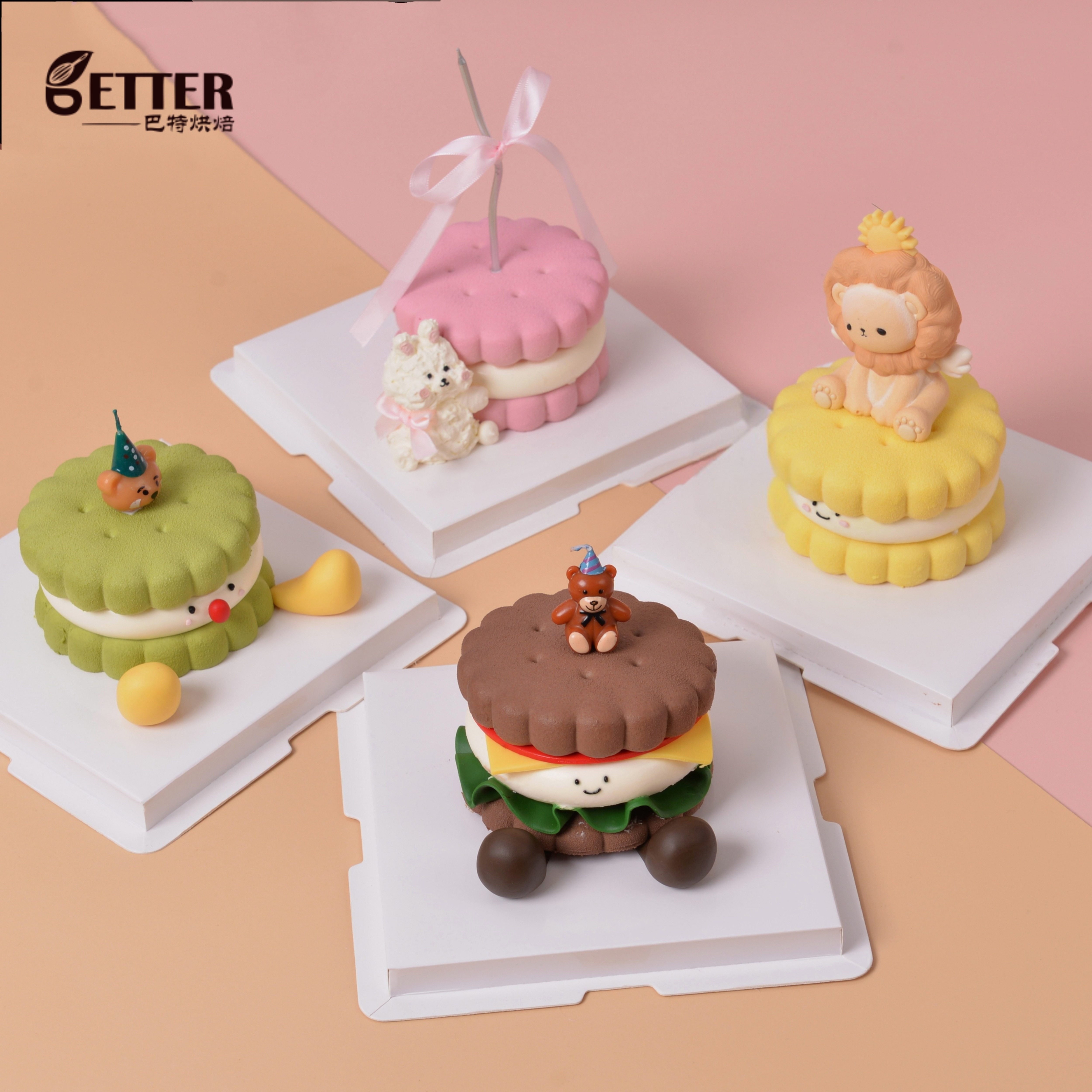 巴特烘焙青岛Emoji慕斯蛋糕配送