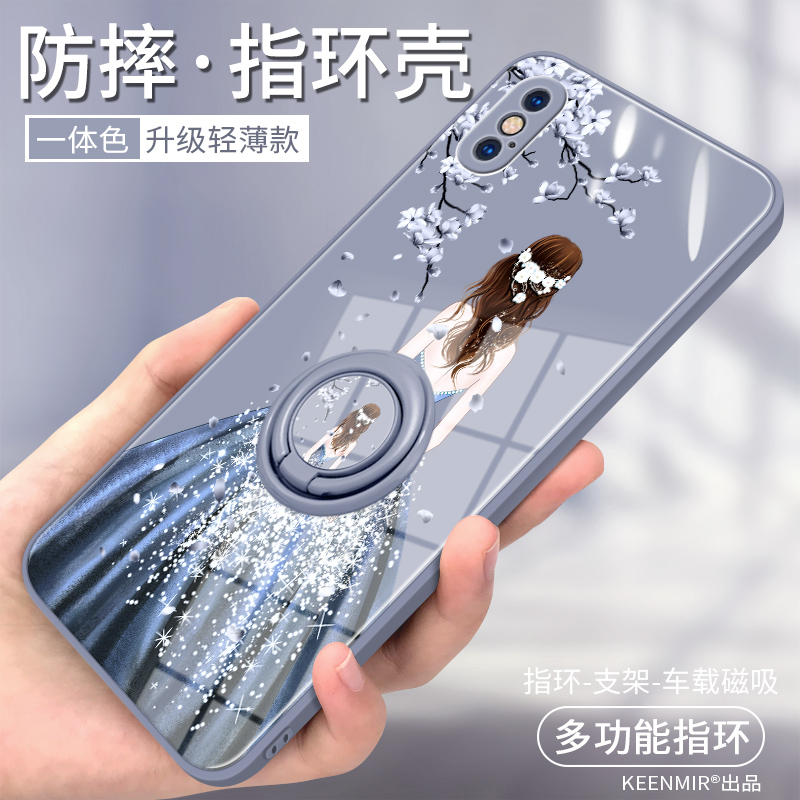 适用苹果x手机壳新款液态硅胶
