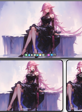 八重神子-27二次元动漫女友折叠屏手机苹果ipad电脑8K高清壁纸