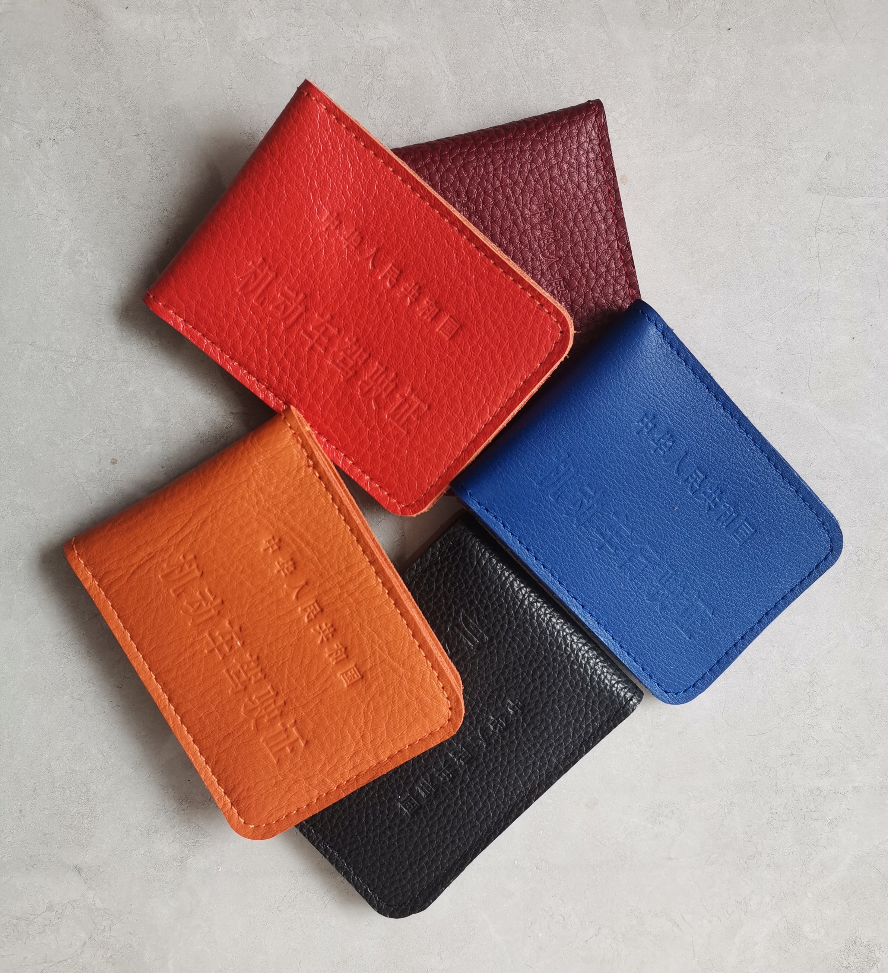 头层牛皮驾驶证套行驶证套二卡位证件套加厚整张牛皮裁切多色可选