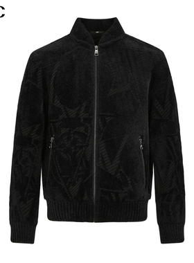 VJC/威杰思2025秋冬新款男装品牌休闲时尚棒球领针织外套