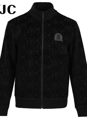 【莱赛尔棉】VJC/威杰思2025冬男装立领针织外套轻奢提花绒感保暖