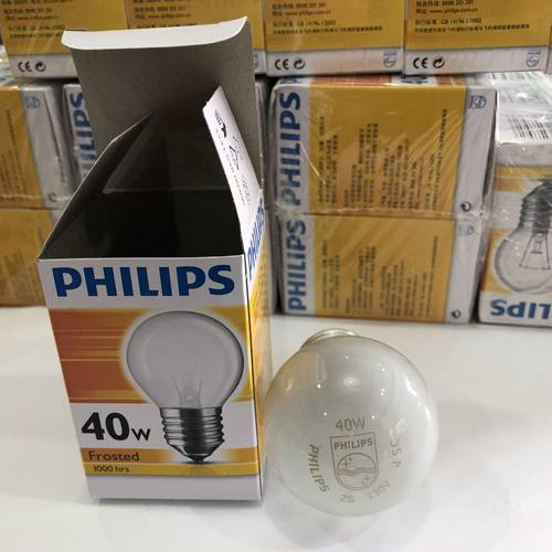 标准灯箱看色光源PHILIPS 220V230V40W F/A对色/比色螺口黄光灯泡