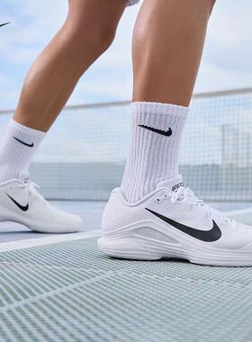 耐克NIKE ZOOM VAPOR 12 HC 黑白经典男硬地球场网球鞋FV5552-101