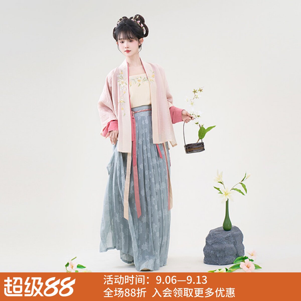 人间百合香日常款国风汉元素图片