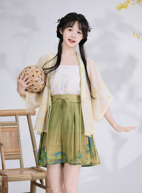 你的江山 清水溪汉初宋制汉服夏季短宋裤改良汉元素国风日常百搭