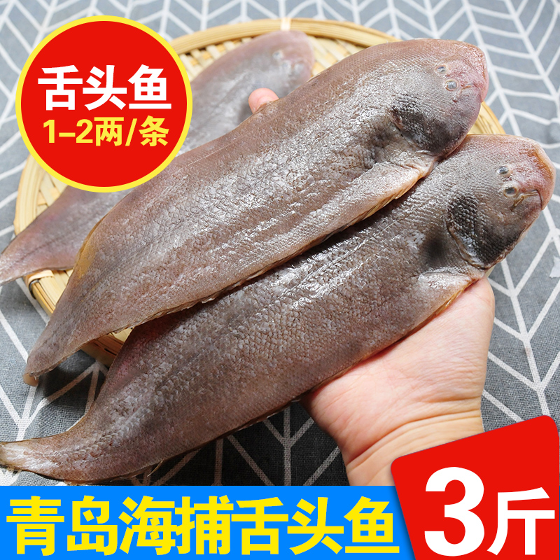 净重舌头鱼新鲜冷冻冷冻水产带皮