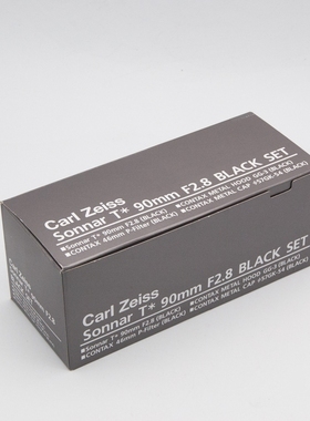 康泰时 Contax G 90mm/F2.8 Black 黑色限量版相机镜头 全新品