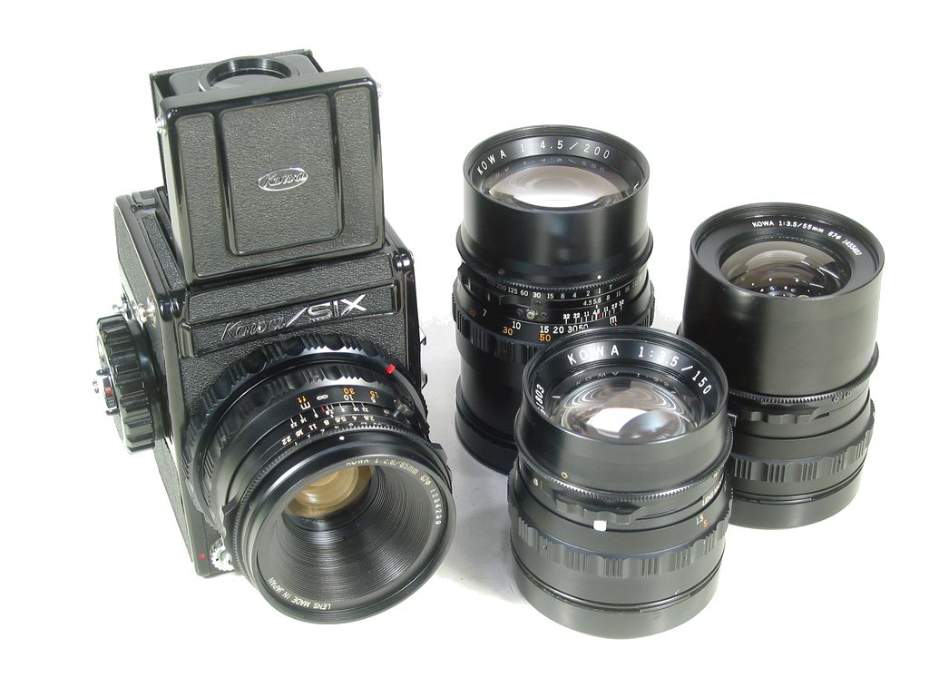 仿禄莱名机 KOWA SIX 中画幅 一机四头 收藏品相