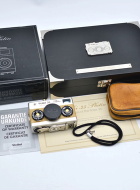 禄来 Rollei 35 Platin Edition 铂金限量纪念版 包装证书