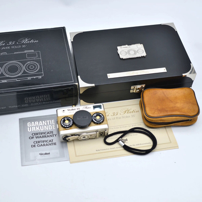 禄来 Rollei 35 Platin Edition 铂金限量纪念版 包装证书