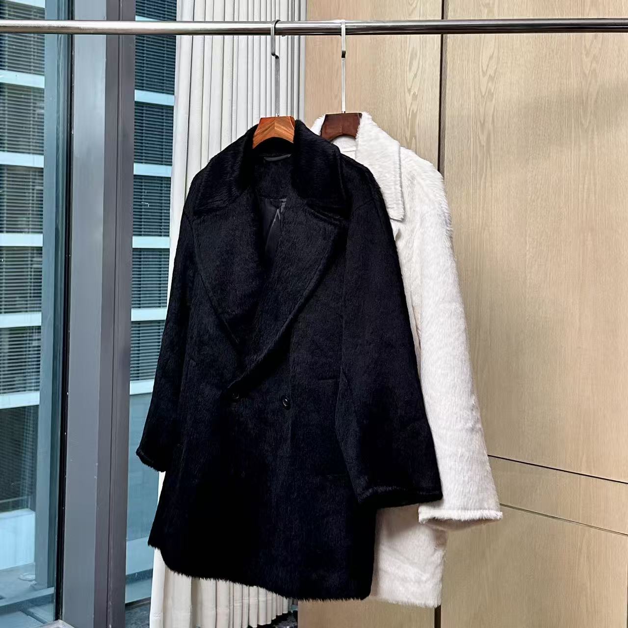 【妍妍粉丝专享】秘鲁进口骆马绒顶奢御用·保暖短款大衣148E1101