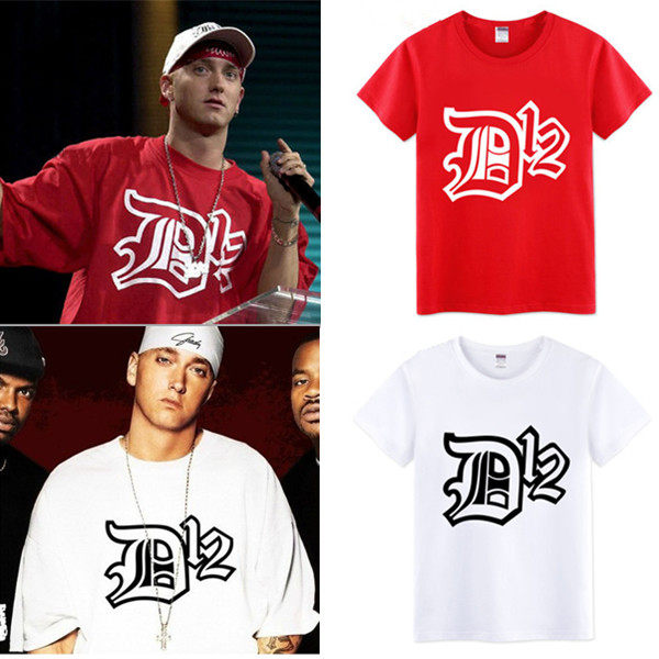 Eminem阿姆D12街舞嘻哈说唱摇滚短袖t恤HIPHOP BBOY dancer衣服夏
