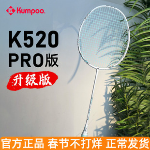 熏风K520pro羽毛球拍K520正品单拍薰风高翼101碳素纤维超轻KUMPOO