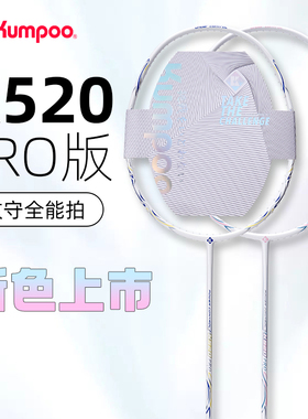 熏风K520羽毛球拍K520pro超轻全碳素碳纤维薰风T520单拍双拍套装