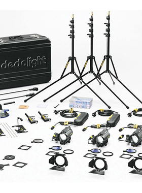 KA24M 大师级150W 24V  卤素3灯套装 dedolight 滴度 特图利三灯